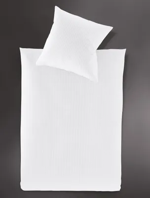 Produktbild von IRISETTE INTERLOCK BETTWÄSCHE LUMEN 8129  weiß  155 x 200 cm