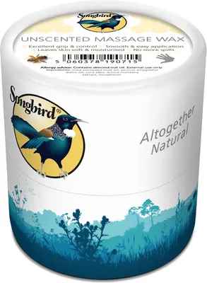 Produktbild von Songbird Unscented Massagewachs 100 Gr