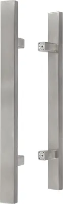 Produktbild von KOTARBAU® Außentürbeschlag Doppelseitiger Haustürgriff aus Edelstahl INOX 90 Grad 300x500 mm