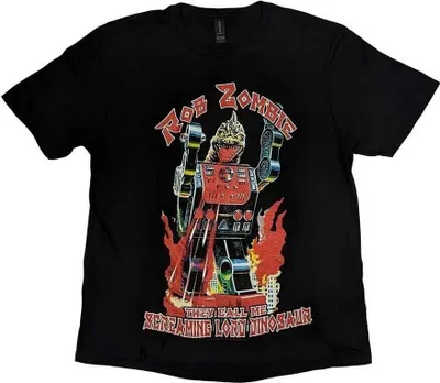Obrázok produktu pre Rob Zombie Lord Dinosaur Black L Tričko