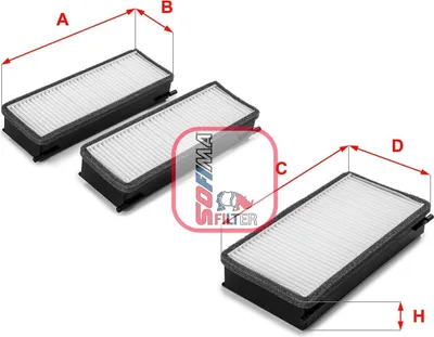 Produktbild von SOFIMA S 3070 C Innenraumfilter Pollenfilter für FIAT Scudo Kastenwagen (220)