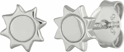 Produktbild von cai Ohrstecker 925/- Sterling Silber 0,6cm weiß ohne 274220141