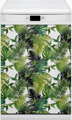 Produktbild von Abwaschbar 45x80 cm Geschirrspüle Magnetmatte Küche Dekorative  - Tropisch