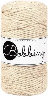 Produktbild von Bobbiny Macrame Cord 3 mm 100 m Golden Warm Beige Schnur