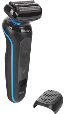 Produktbild von Braun Series 5 52-B1000s, Folienschaber, Schwarz, Tasten, Intensiv, Normal, Akku, Lithium-Ion (Li-Ion)