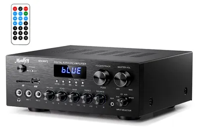 Immagine prodotto di Amplificatore, amplificatore Bluetooth Moukey, amplificatore audio stereo a due canali
