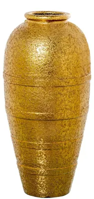 Keramik-Vase goldfarben 26x26x60 cm