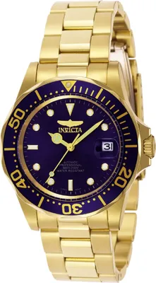 Zdjęcie produktu dla Invicta Pro Diver 8930 Zegarek Męski - Mechanizm Automatyczny - Stal Nierdzewna z Niebieską Tarcza - 40 mm