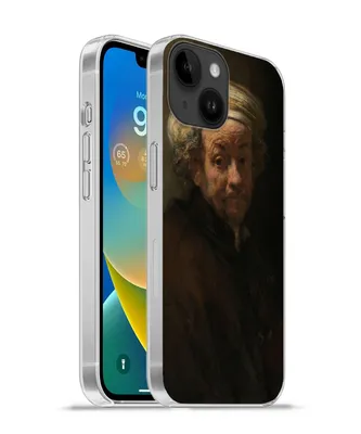 Produktbild von MuchoWow® Handyhülle Schutzhülle Hülle für Apple iPhone 14 - Softcase Selbstbildnis als Apostel Paulus - Gemälde von Rembrandt van Rijn Silikon Softcase Handy Hülle - Mobiltelefonhülle