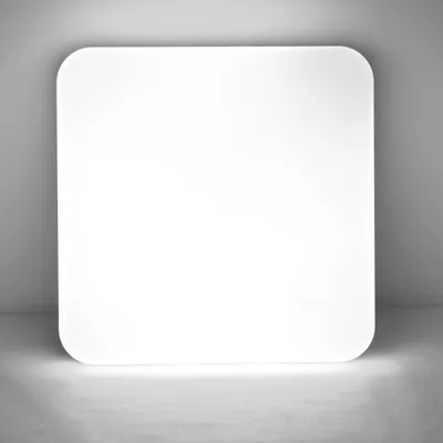 Produktbild von ZMH Deckenlampe LED Deckenleuchte Flach 22CM Badezimmerlampe Eckig Badezimmer Deckenbeleuchtung IP54 Küchenlampe 18W Decke Weiß Flurlampe 5000K