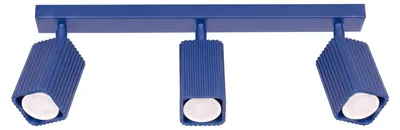 Productafbeelding van Plafondlamp RAYO 3L ultramarijn 3xGU10 10W aluminium 16,5x6x45cm Sollux Lighting