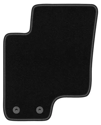Obrázok produktu pre Velúrový koberec vodiča pre: Hyundai Getz 2002-2010 (hatchback) – 1 ks, čierny, na mieru – Wielganizator BASIC