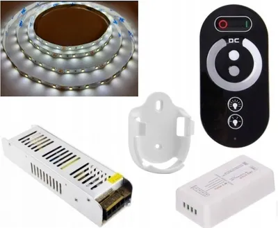 Produktbild von Omako LED-Band 15m Kaltweiß 2835 Set mit Fernbedienung
