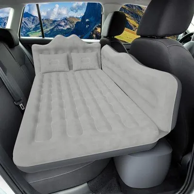 Produktbild von Famanu Luftmatratze für Auto - Komfortables Rückbank-Luftbett für Reisen und Camping 175 x 107 cm
