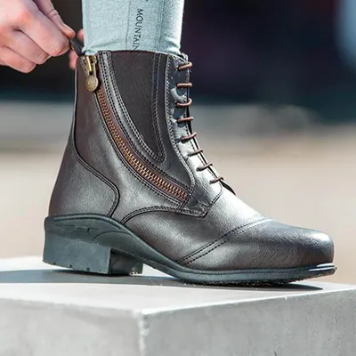Produktbild von Mountain Horse Stiefelette Veganza Side Zip Paddock Brown 37