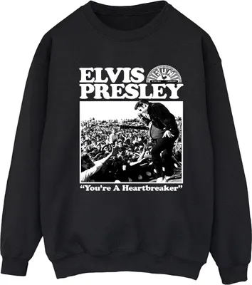 Produktbild von Elvis - "A Heartbreaker" Sweatshirt für Damen BI33517 (L) (Schwarz)