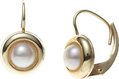 Produktbild von JOBO Boutons 333 Gold Gelbgold 2 Süßwasser Perlen Ohrringe Ohrhänger