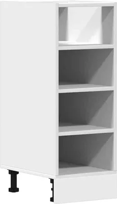 Produktbild von vidaXL Unterschrank Riga Weiß 30x44,5x81,5 cm Holzwerkstoff