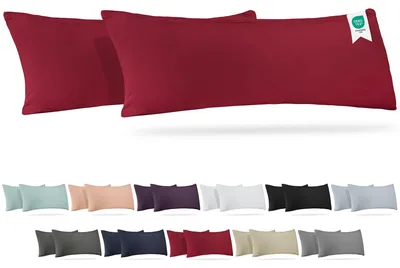 Produktbild von Set von 2 Seitenschläferkissen mit Bezug 40x145 cm