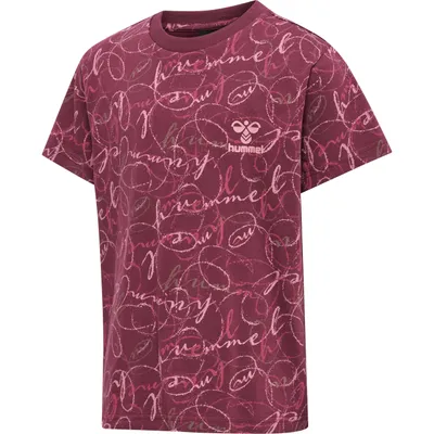 Produktbild von hummel hmlMERRY T-Shirt Mädchen 4699 - cordovan 110