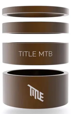 Produktbild von Title Mtb Headset-abstandshalter 4 Einheiten Silber 3/5/10/15 mm Silber 3/5/10/15 mm