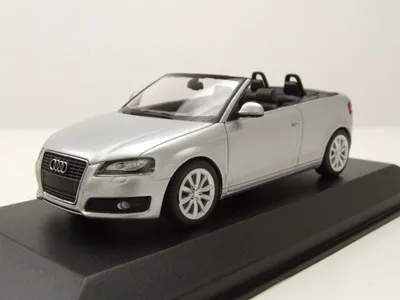 Produktbild von Audi A3 Cabrio 2007 silber Modellauto 1:43 Maxichamps