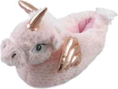 Produktbild von SAM's Uni Hausschuhe Einhorn Belinda , Pink Gold, 35/37