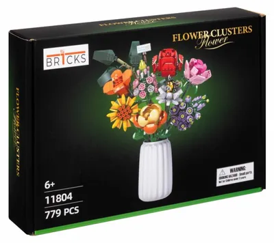Image de Br1cks Building Block Sets Bouquet de fleurs d'été