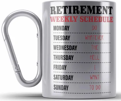 Produktbild von Trendation - -  Renter Edelstahl Tasse Karabiner Ruhestand Geschenk Rente für Mann Frau Lustig Renteneintritt Abschied Rentnerin Sprüche (Silber)