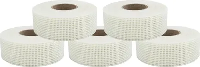 Produktbild von 5 Rollen Gitterband selbstklebend, 48mm x 20m