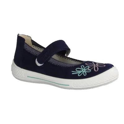 Produktbild von Superfit Tensy 0000958000 Mädchen, Ballerina, Leder, Blau, Kinderschuhe - Kinderschuhe Teens Mädchen Gr. 25 - 42, Blau, leder