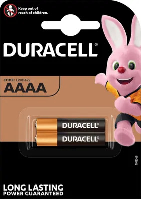 Produktbild von Duracell AAAA Mini LR61 - 1 x 2er Verpackung