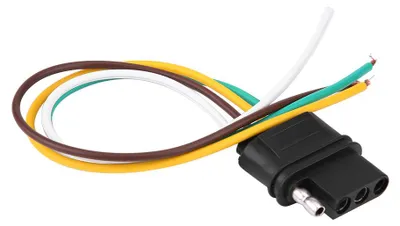 Produktbild von 4-poliger Anhängerstecker-Verkabelungsstecker, Abschlepplicht-Steckdosensatz TM8010