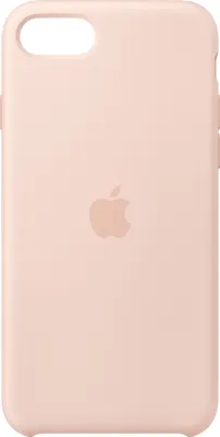 A pink iPhone case with an Apple logo.