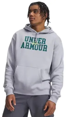 Imagen del producto de Sudadera con capucha Under Armour Rival Fleece Camo, color gris, talla L / corte regular, para hombre, color gris, talla L