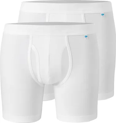 Produktbild von Schiesser 2er Pack Long Life Baumwolle Long Short / Pant Elastischer Bund für optimale Passform, Angenehm weich für besten Tragekomfort, Perfekte Passform für Bewegungsfreiheit weiß 5