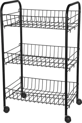 Produktbild von Koopman Bathroom Solutions Multifunktionsregal, Metall, 40x26x62 cm, schwarz