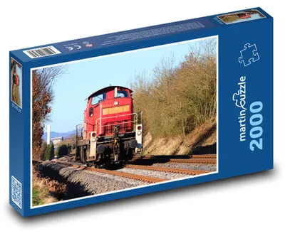 Zdjęcie produktu dla martinpuzzle - Puzzle 2000 - Lokomotiva - kolej, pociąg