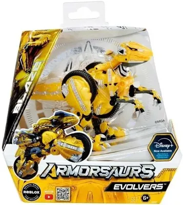 Zdjęcie produktu dla MGA Entertainment Armorsaurs Evolver - Blaze, 6 lat(a), Żółty, Plastik