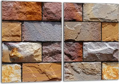 Obrázek produktu pro Sada krycích desek na sporák 2x40x52 cm Skleněný kryt varné desky, cihlová barva