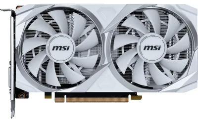 Produktbild von GeForce RTX 3050 Ventus 2X XS WHITE 8G OC (1x DisplayPort, 1x HDMI 2.1, 1x DVI-D)