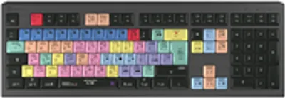 Produktbild von Logickeyboard Adobe Premiere Pro CC Astra 2 Tastatur USB QWERTZ Deutsch Grau (LKB-PPROCC-A2M-DE)
