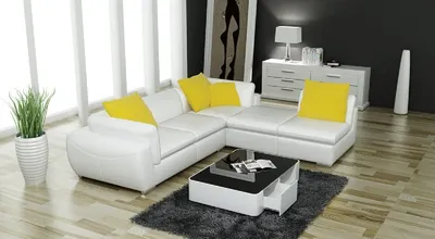 Produktbild von Wohnlandschaft Ecksofa L-Form Couch Modern