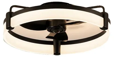 Productafbeelding van Plafondventilator, instelbare ventilatorsnelheden, LED-verlichting, LED-plafondventilatoren