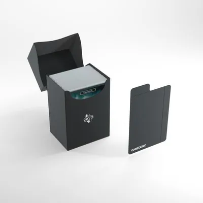 Produktbild von Deck Holder 80+ Schwarz – Kartenbox für 80 gesleevte Karten