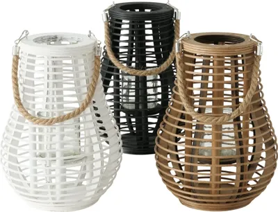 Produktbild von Boltze Gruppe Zabela Windlicht rund sortiert 31 cm (1 Stück)