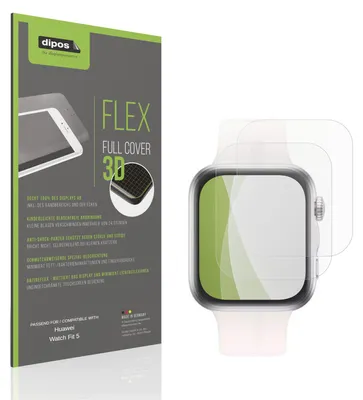 Immagine prodotto di 2x Pellicola protettiva opaca per Huawei Watch Fit 5 Protezione Antiurto Anti-Shock