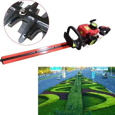 Obrázok produktu pre Nožnice na živý plot, dĺžka noža 22 palcov, zdvihový objem 22,5 cm³, výkon motora 0,65 kW, maximálna rýchlosť 9000 ot./min, objem palivovej nádrže 0,6 l