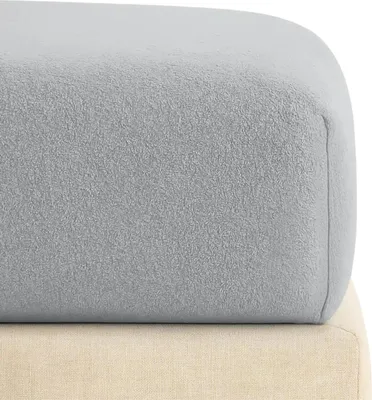 Zdjęcie produktu dla Prześcieradło frotte z gumką 160x200x30 szare 100% bawełna 180 g/m2