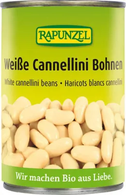Obrázek produktu pro Bílé fazole cannellini - plechovka 400g